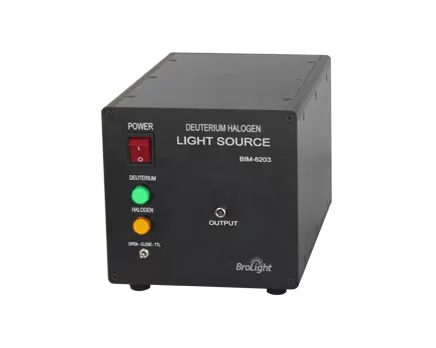 Source de lumière de tungstène deutérium